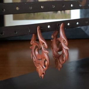 Beautiful Wood Earrings